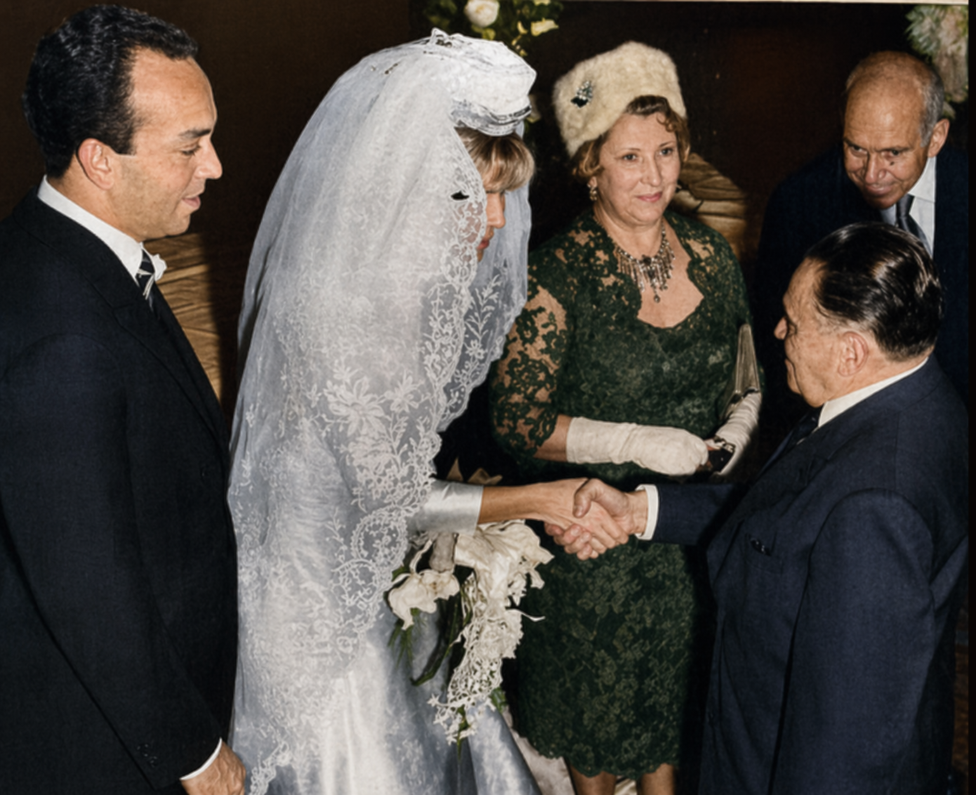 Pedro Lorenzo Raggio com o Presidente Castelo Branco