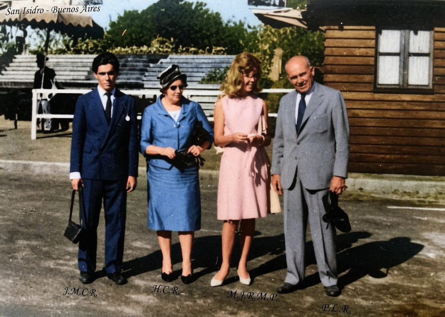 Pedro Lorenzo Raggio na Argentina com a família